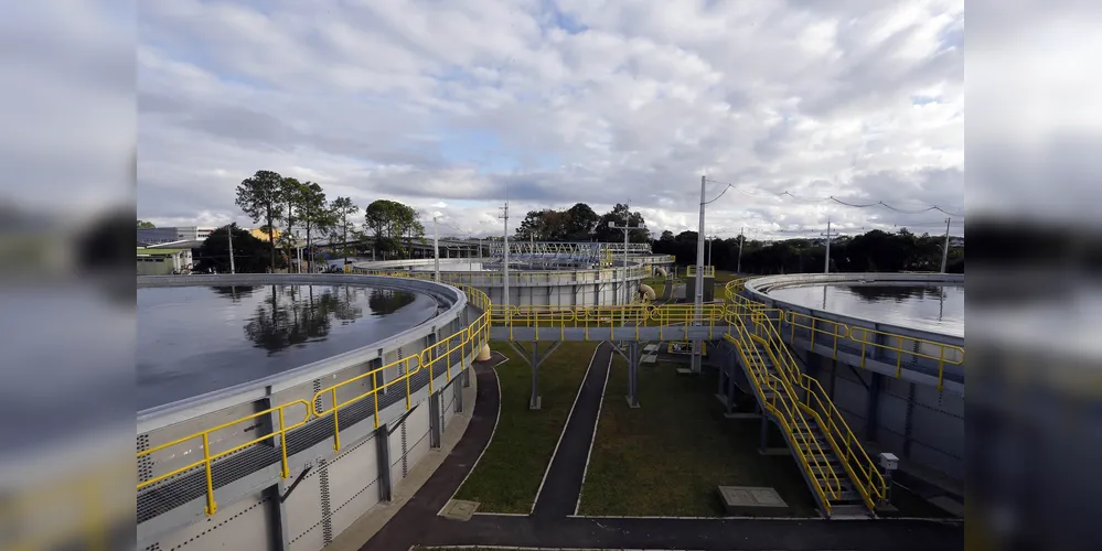 Estação de Tratamento de Esgoto Belém, em Curitiba