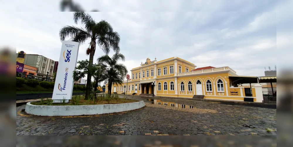 Sesc de Ponta Grossa se localiza na Estação Saudade