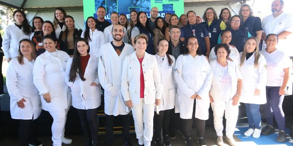 Prefeita Elizabeth disse que a entrega da unidade de saúde é um marco para a história de Ponta Grossa