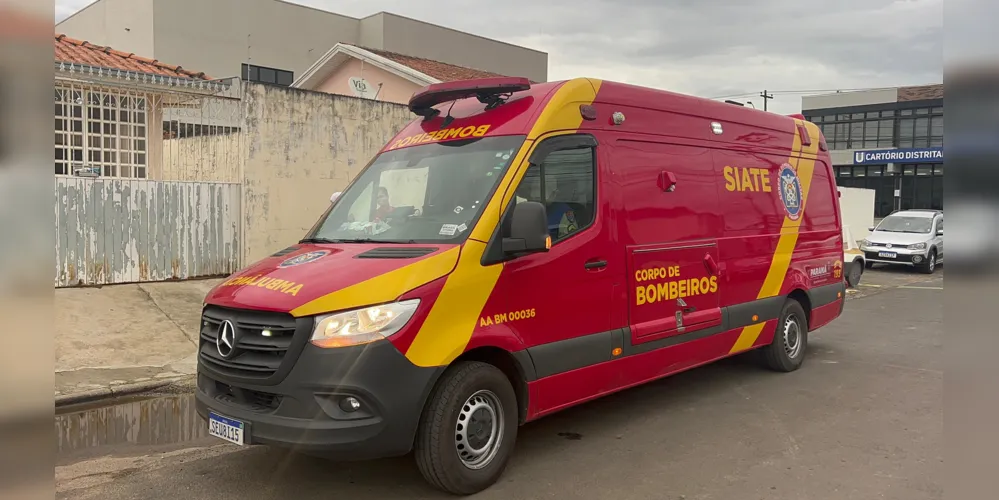 Equipe do Corpo de Bombeiros foi acionada para a ocorrência