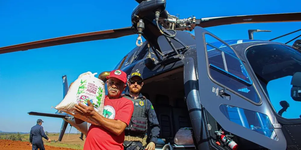 Em uma atividade semelhante realizada em junho de 2023, o helicóptero da PRF já havia lançado sementes