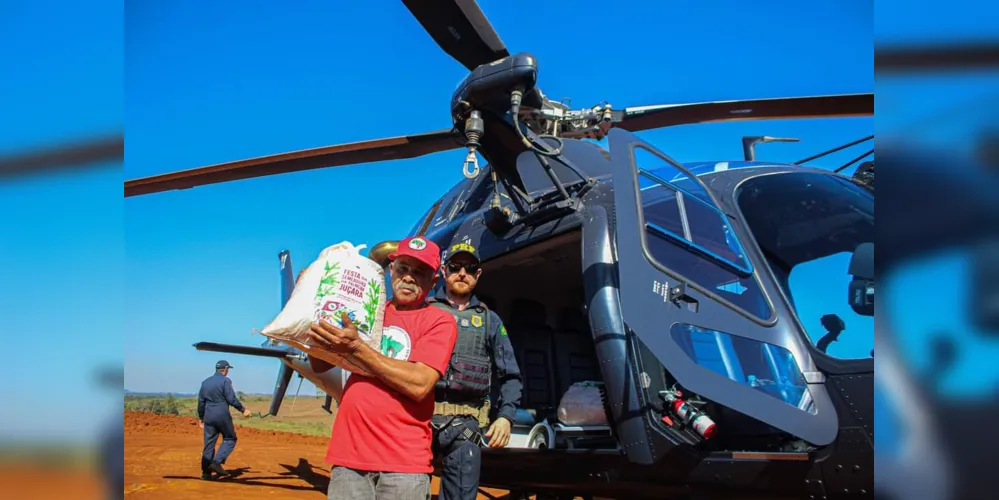 Em uma atividade semelhante realizada em junho de 2023, o helicóptero da PRF já havia lançado sementes