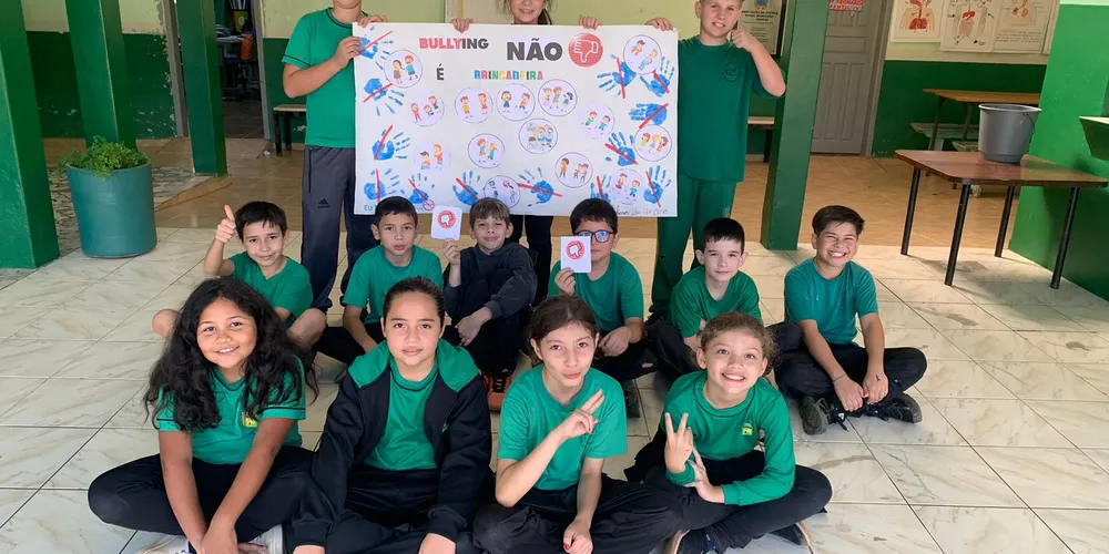 Através das atividades, a turma fortaleceu os laços de união e cooperação