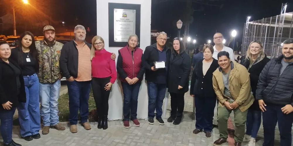 O nome do parque é uma homenagem a Mateus Ricardo Schapuis.