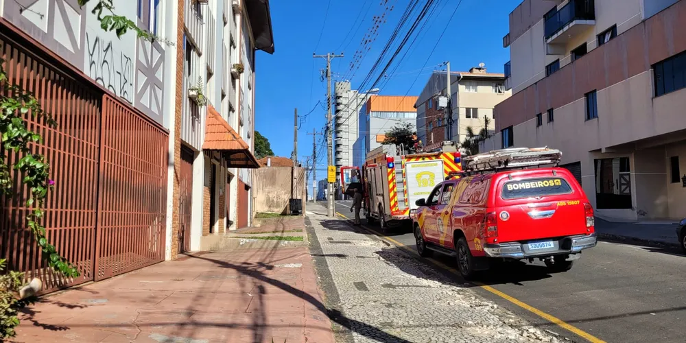 Os Bombeiros conseguiram chegar ao local antes de qualquer tragédia