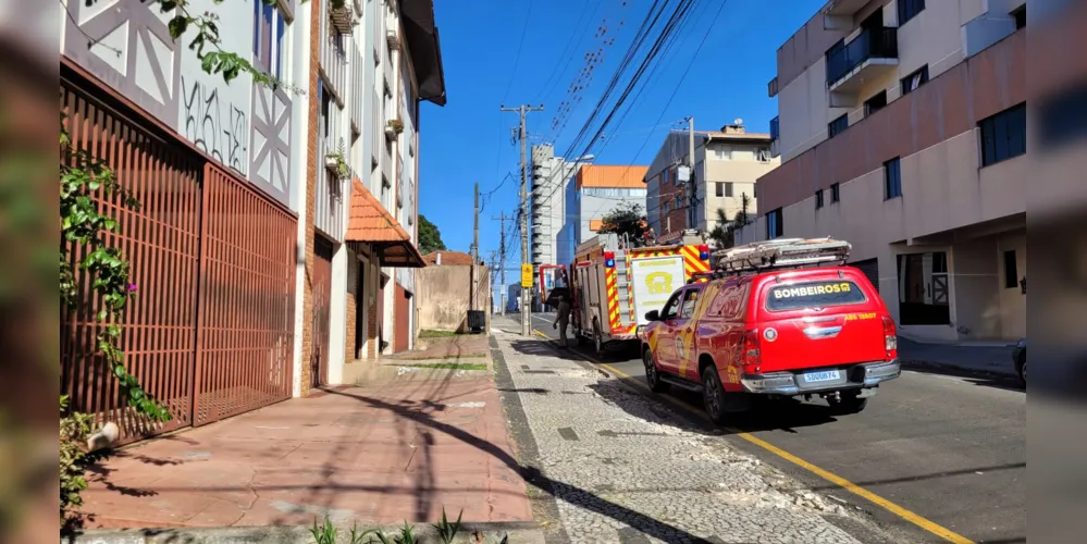 Os Bombeiros conseguiram chegar ao local antes de qualquer tragédia