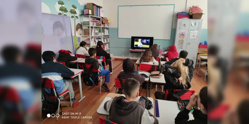 A partir da videoaula do projeto Vamos Ler, a turma pode desenvolver inúmeros trabalhos