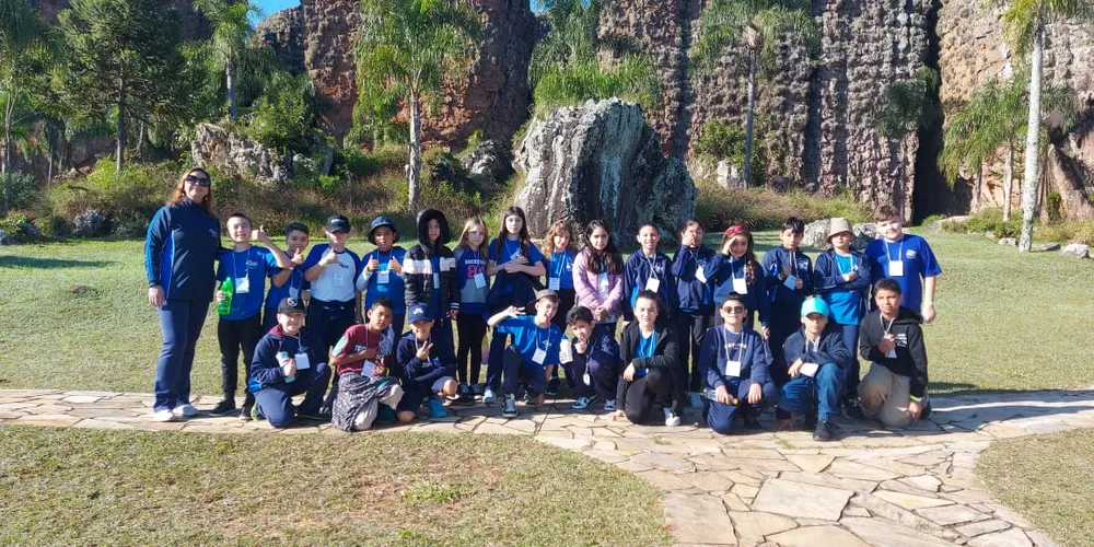 A visita foi uma oportunidade única para a turma, pois a maioria dos alunos não conhecia o Parque