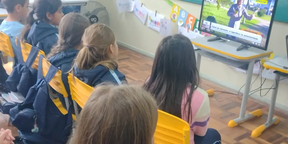 A videoaula do Vamos Ler foi uma importante base para os estudos da turma