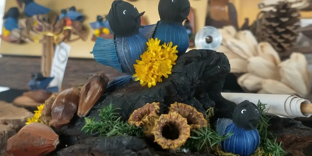 Neste sábado (22), acontecerá uma oficina de artesanato feito com palha de milho