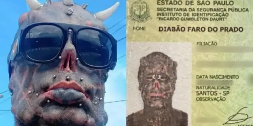 O tatuador já havia adotado o nome há algum tempo.