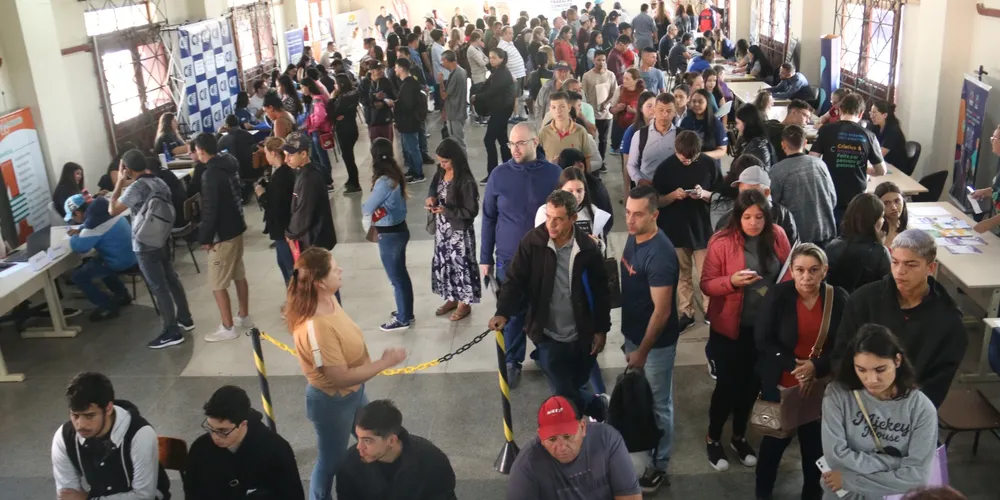 A atividade ofereceu somente no dia do evento 650 vagas de emprego