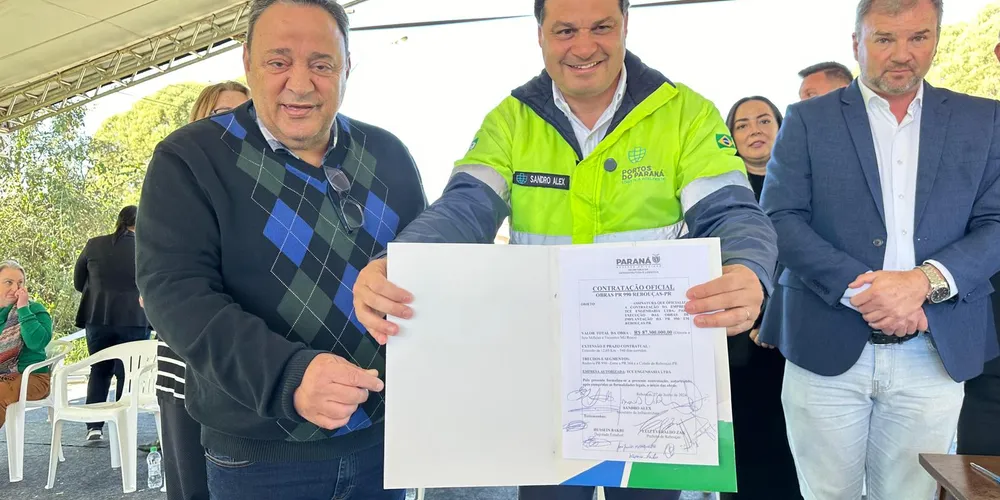 Lideranças da região estavam reunidas em Rebouças