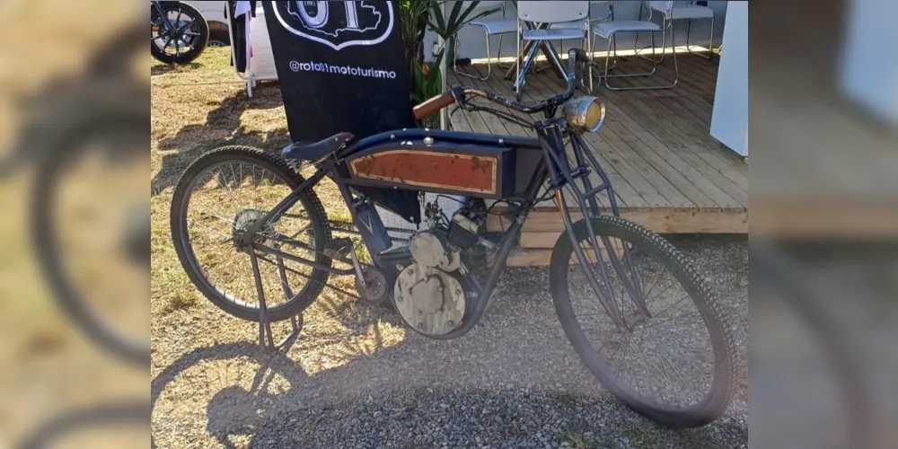 A motocicleta era um modelo único