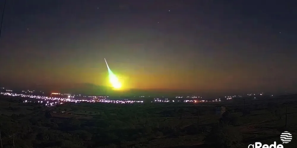 Meteoro se desintegrou quando entrou na atmosfera terrestre