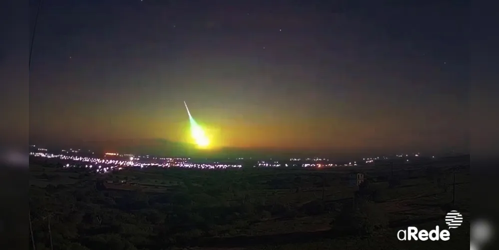 Meteoro se desintegrou quando entrou na atmosfera terrestre