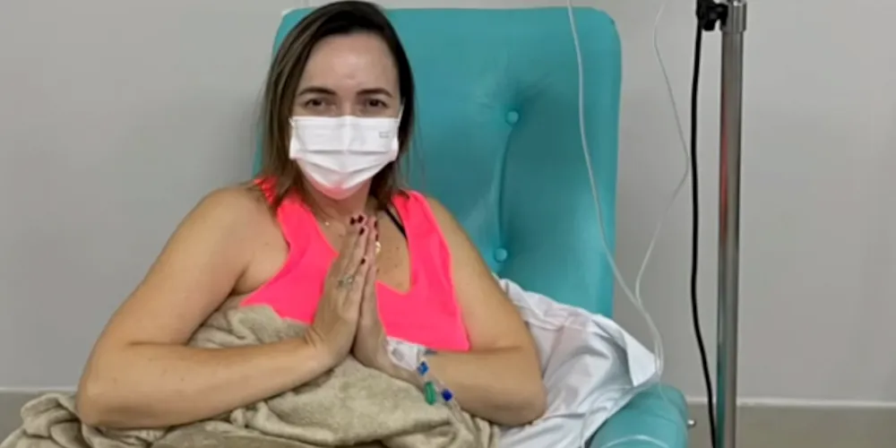 Priscila deixou o alerta para que as pessoas cuidem de sua saúde