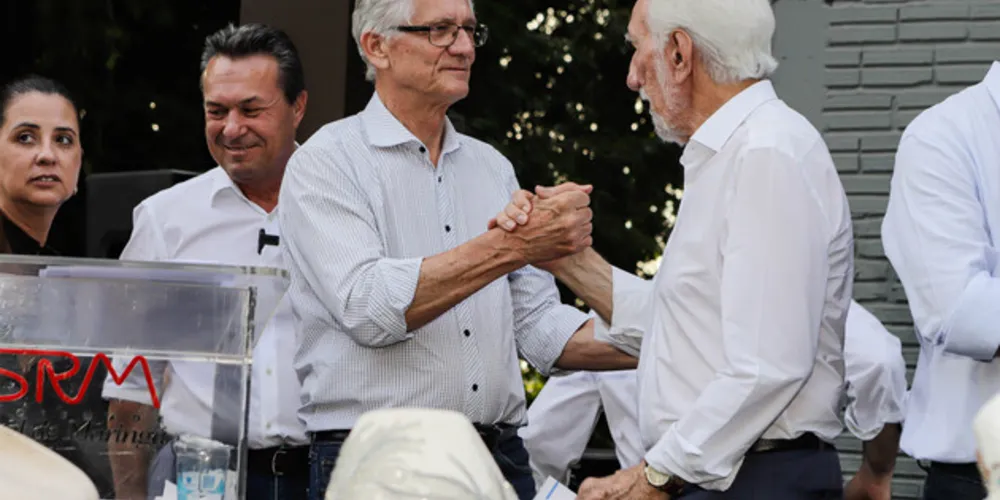 O governador em exercício, Darci Piana, participou da abertura oficial da ExpoIngá junto com o secretário Norberto Ortigara