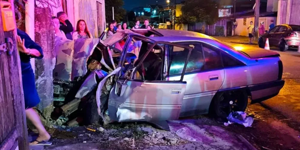 Homem fica gravemente ferido em acidente em Curitiba