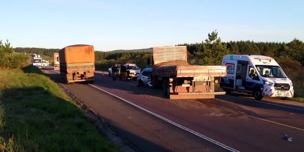 Acidente aconteceu na PR-151 em Jaguariaíva