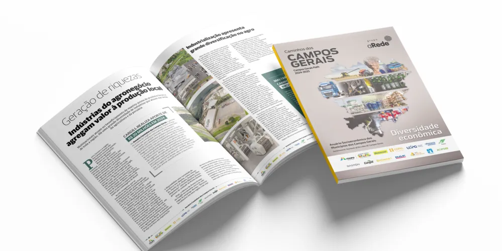 Publicação destaca as potencialidades dos 31 municípios dos Campos Gerais, com informações socioeconômicas atualizadas de cada um deles