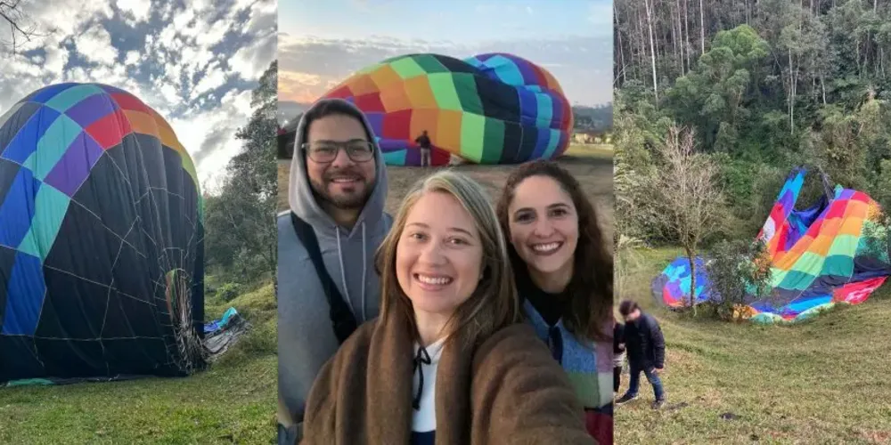 Empresária descreve experiência agonizante com voo de balão na Grande Curitiba