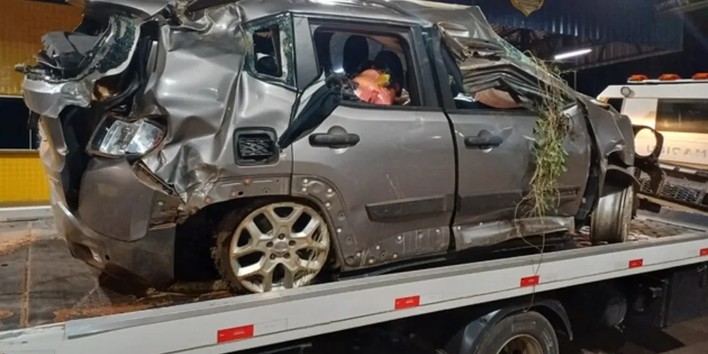 Carro foi apreendido em Franciso Alves