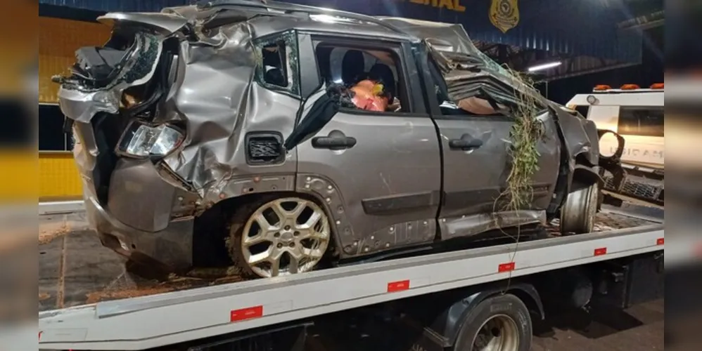 Carro foi apreendido em Franciso Alves