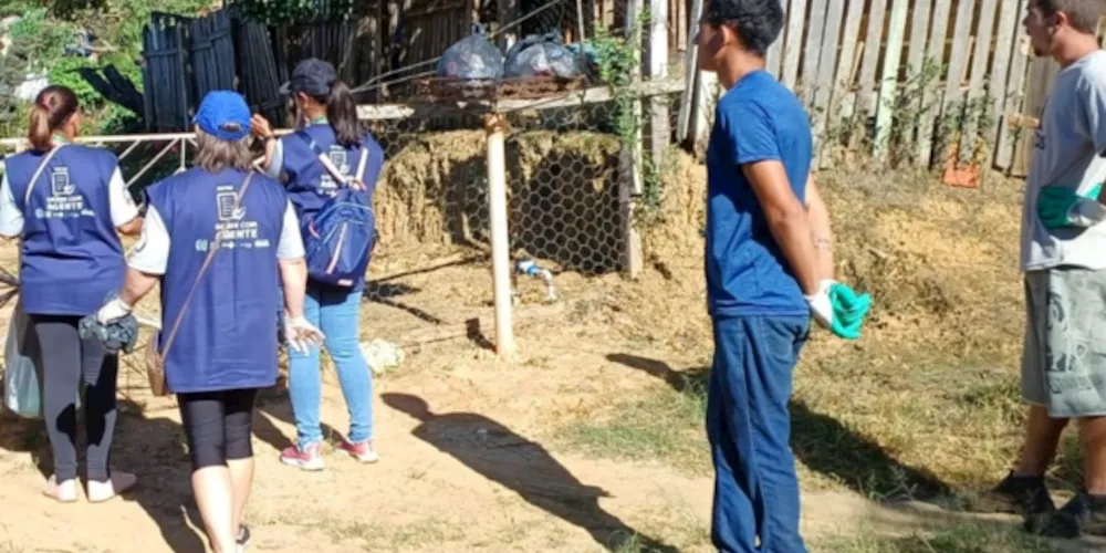 A iniciativa conta com a participação das Agentes Comunitárias de Saúde (ACS) e Agentes de Combate a Endemias (ACE)