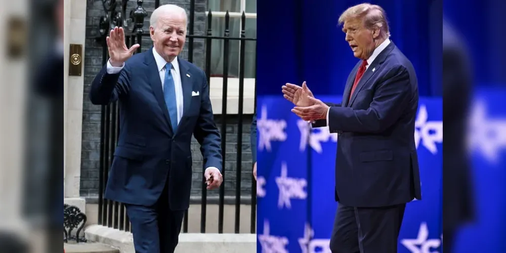 Biden e Trump são concorrentes nas eleições norte-americanas