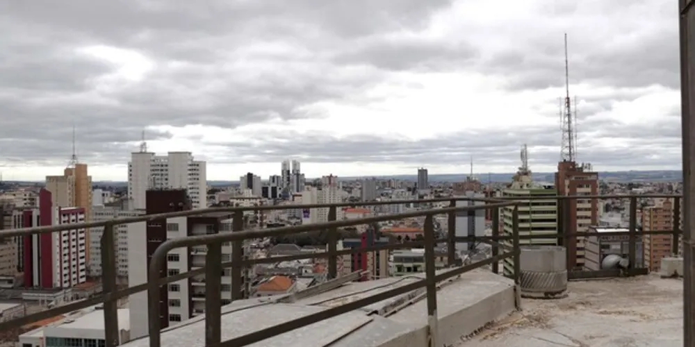 Em Ponta Grossa a máxima prevista é de 26º C, enquanto a mínima será de 17º C