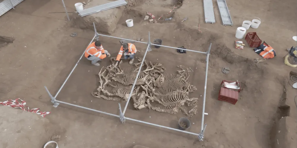 Até agora, duas das nove sepulturas foram totalmente escavadas