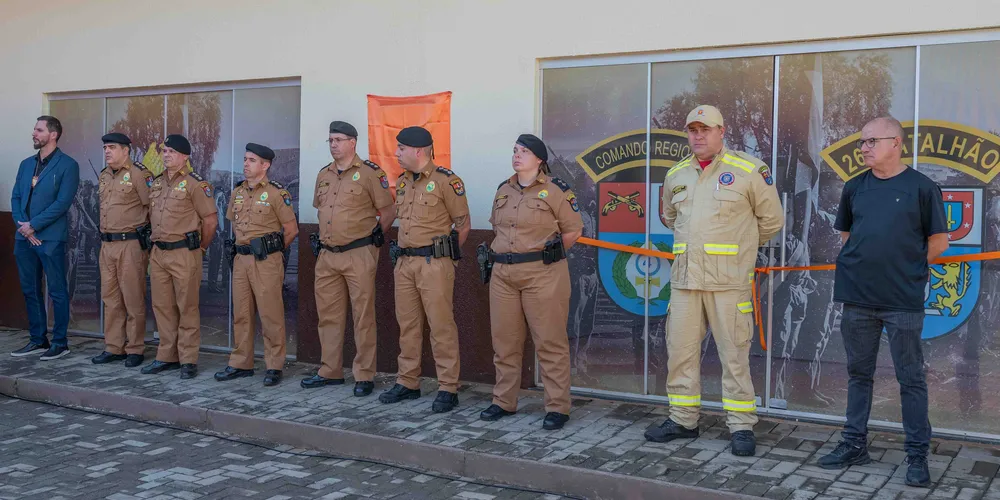 Lideranças e equipes de segurança estiveram no local
