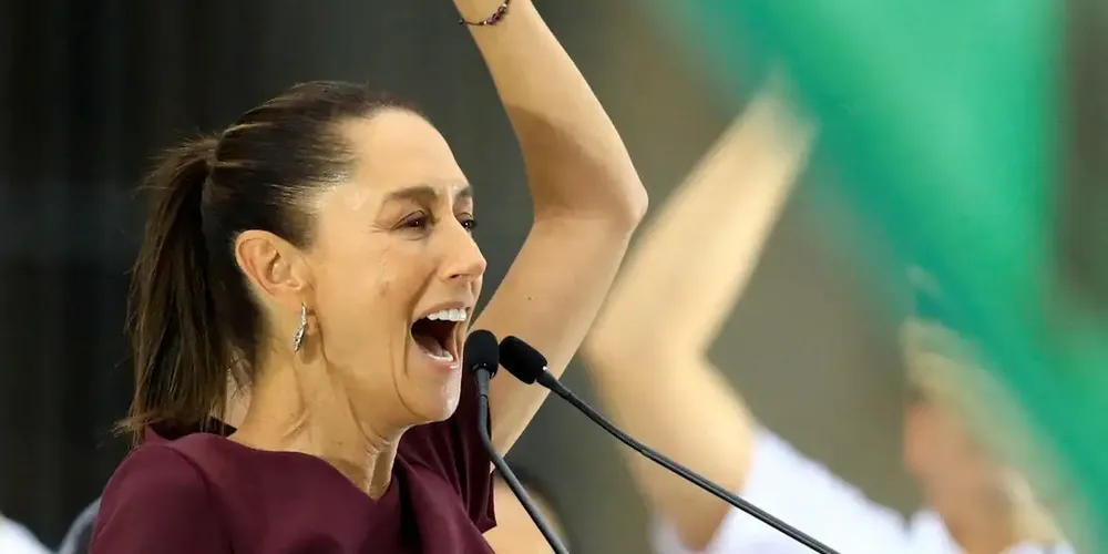 Claudia Sheinbaum é eleita 1ª mulher presidente do México
