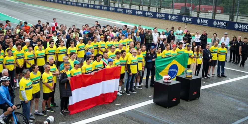 Evento contou com a presença de todos os pilotos do grid atual da F1