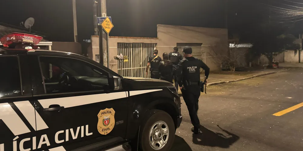 Polícia Civil deflagra operação contra organização criminosa ligada a furtos e roubos em Piraquara