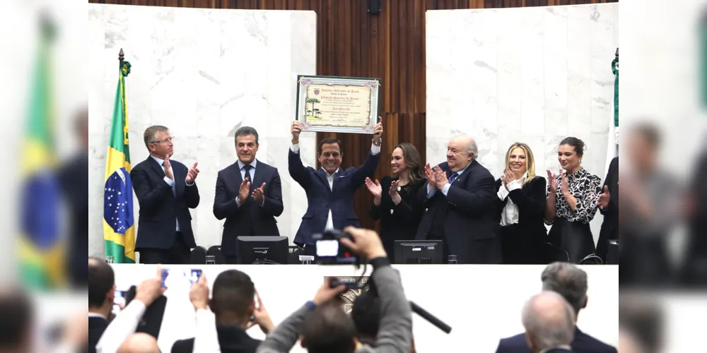 O homenageado é criador do Grupo Doria e fundador do Comitê Executivo do Grupo de Líderes Empresariais (Lide).