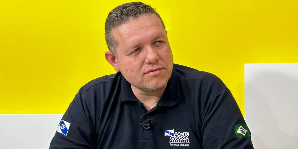 Secretário Eduardo Marques destaca trabalhos da pasta de Serviços Públicos, em Ponta Grossa