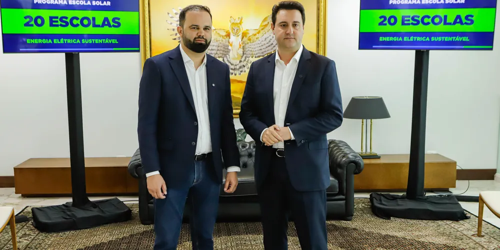 O anúncio foi feito pelo governador Carlos Massa Ratinho Junior, junto com o secretário de Educação Roni Miranda