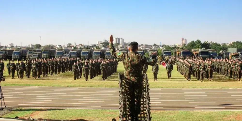 Os 631 militares são das cidades de Castro, Curitiba, Ponta Grossa, Rio Negro e União da Vitória