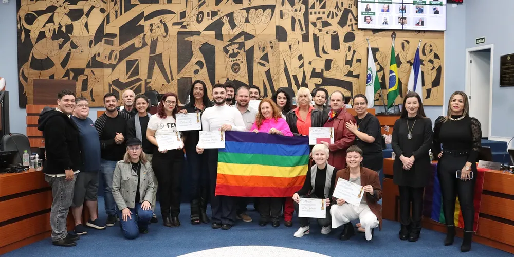 Foram homenageados 17 líderes