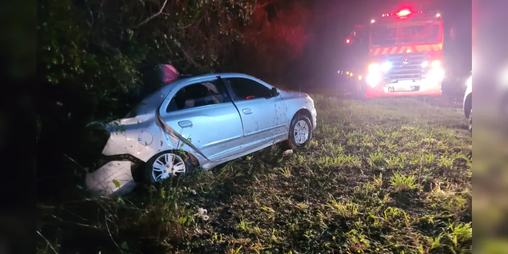 Acidente aconteceu na noite desse domingo (07)