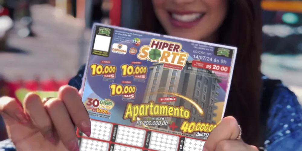 Prêmio principal será um apartamento (R$ 200 mil) e mais R$ 40 mil