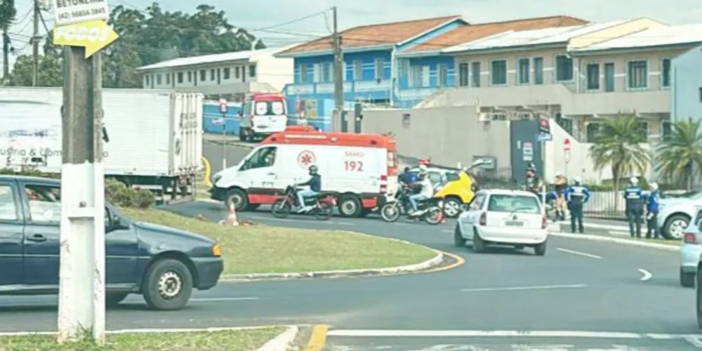 Os danos foram apenas materiais, segundo informações de fontes oficiais presentes no local