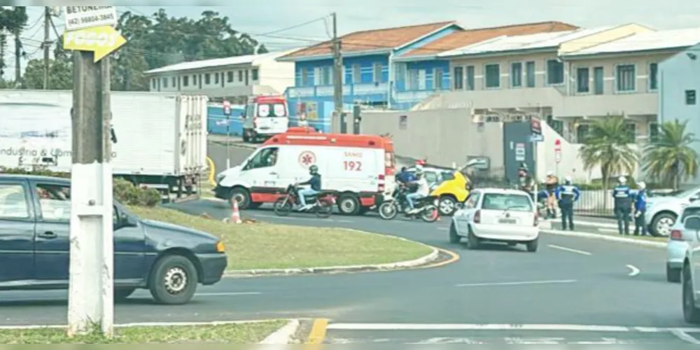 Os danos foram apenas materiais, segundo informações de fontes oficiais presentes no local