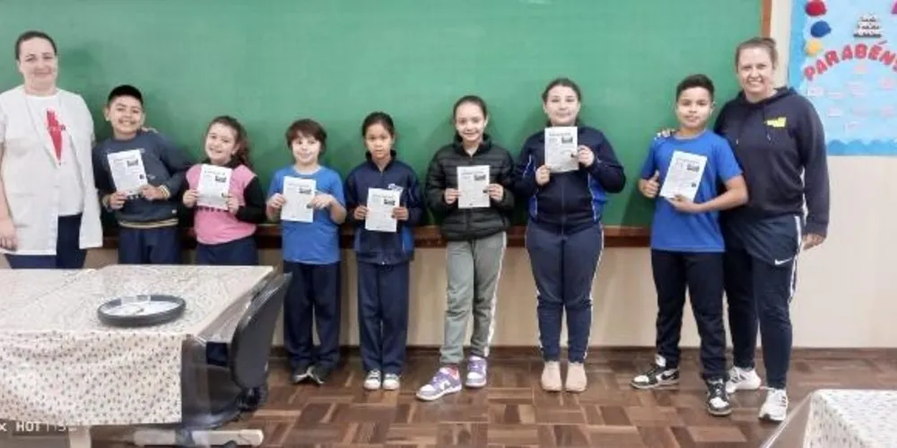 O projeto tem envolvido diferentes turmas, com o trabalho sendo realizado em conjunto pelos alunos