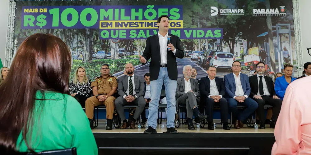 Repasse foi anunciado pelo governador Carlos Massa Ratinho Junior