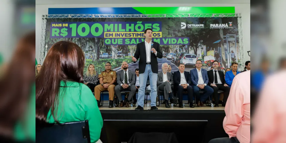 Repasse foi anunciado pelo governador Carlos Massa Ratinho Junior