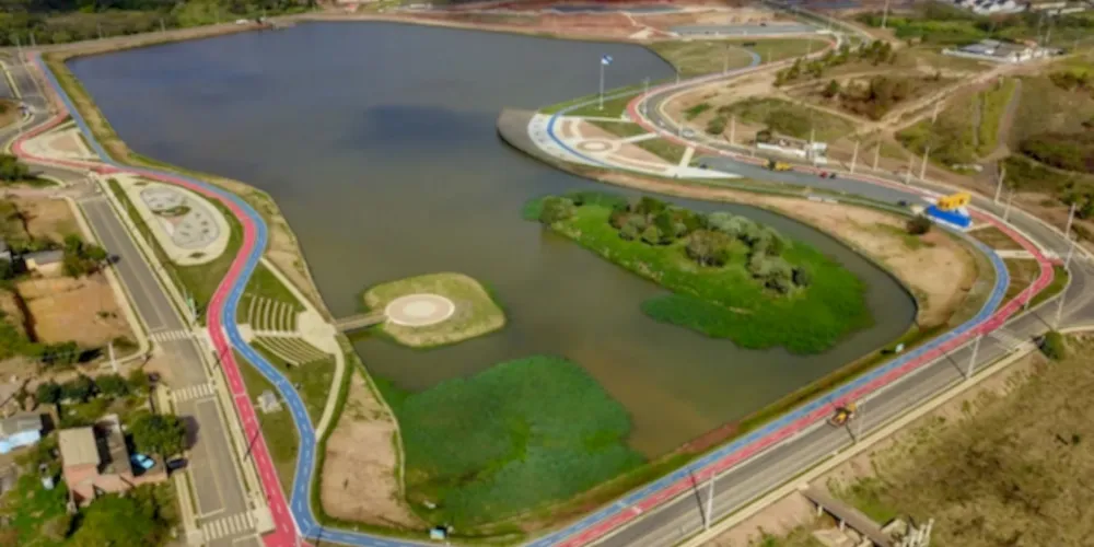 Ciclovia ligaria Lago de Olarias a Uvaranas