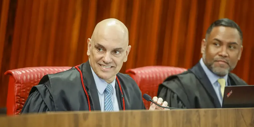 Na semana que vem, Moraes deixará o comando do tribunal após cumprir mandato de dois anos